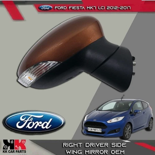 FORD KUGA MK2 2014 RIGHT DRIVER WING MIRROR 6 PIN MANUAL FOLD 036672