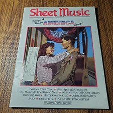 Sheet Music Magazine July/August 1991 Songs & People America Standard Piano