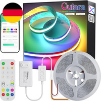 Oulara Rgb Cob Led Streifen Smart Ic 10M,Farbwechselnd Adressierbar Rgb Led Stri