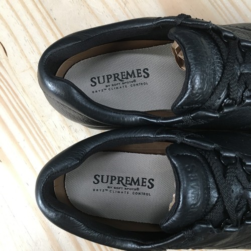 Supremes by Soft Spots Shoes Women 8 M Lace Up Sneaker Casual Leather Black NEW - Picture 13 of 16