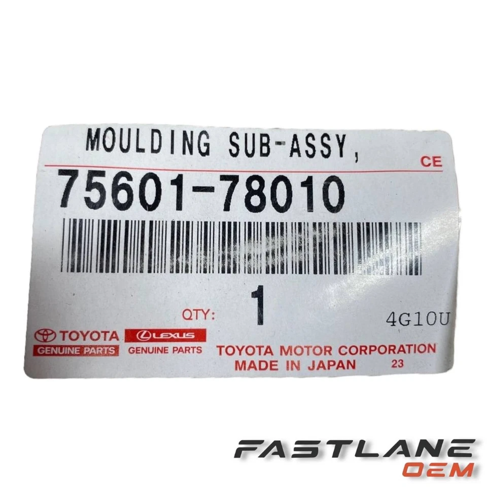 LEXUS NX300/NX200T 2015-2021 FR RH apertura rueda moldura nuevo OEM 75601-78010 Foto 3 de 4