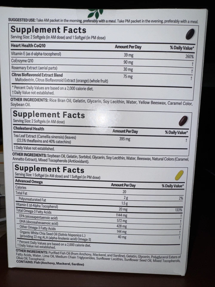 Nutrilite Heart Health Pack 60 Count, Proactive Health Maintenance - Image 3 of 3