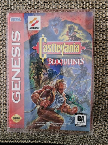 Castlevania: Bloodlines (Sega Genesis, 1994) CIB Nice Condition 