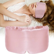 Mulberry Silk Sleeping Mask Eyepatch Blocking Light Eyemask Eyeshade Soft Padded