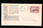GEORGE ROGERS CLARK VINCENNES FDC SCOTT 651 FIRST SHOCKLEY US COVER