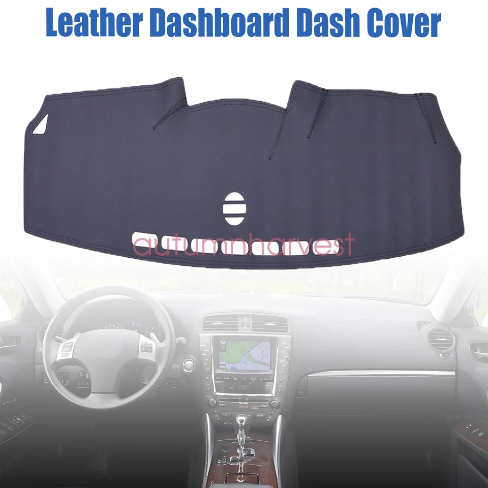 Nuevo para Lexus IS250 IS350 2006-2011 cuero tablero cubierta tablero tablero Foto 3 de 4