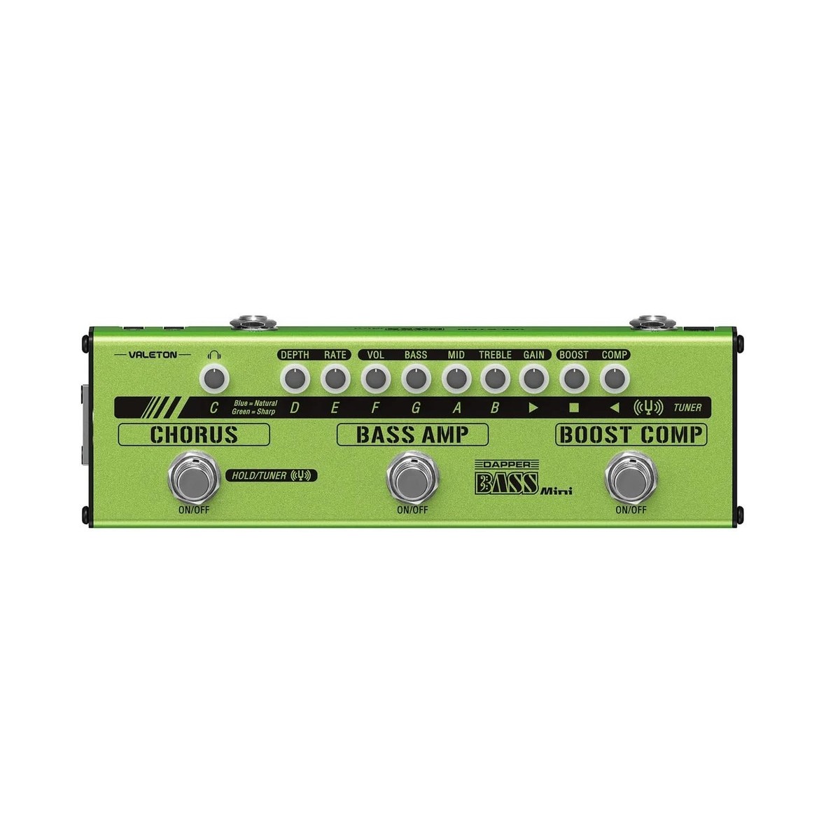 Valeton Dapper Bass Mini - Multi Effect Pedal Strip for Bass