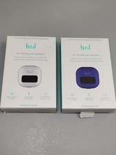 2 Bril UV Toothbrush Sterilizer Portable Cleaner Travel Cover Magnetic Holder