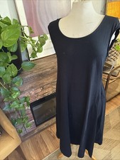 Old Navy Small Sleeve Black Maxi Dress Size L New Casual Comfortable