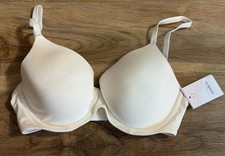 Auden Women's Size 32 C Bra The Everyday Lightly Lined Full Coverage White New
