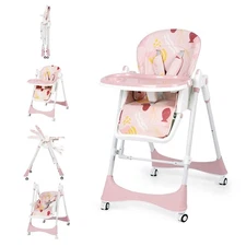 Baby High Chair | 6-in-1 Rocking Toddler Chair & Travel High Chair for Toddlers