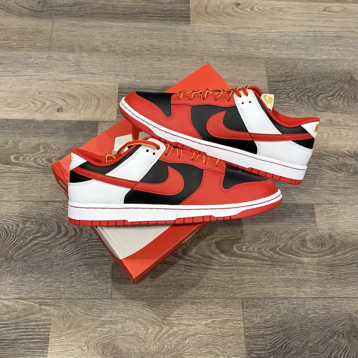 Las mejores ofertas en Nike Dunk Low White Black Red | eBay