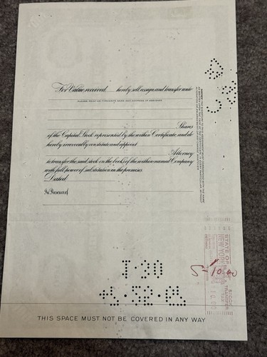 Vintage Stock Certificates, Phelps Doge, Calumet & Hecka, The Anaconda Company - Picture 3 of 7