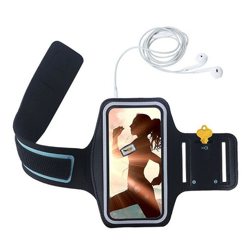 For Apple iPhones Gym Running Jogging Arm Band Sports Armband Case Holder Strap - Picture 2 of 12