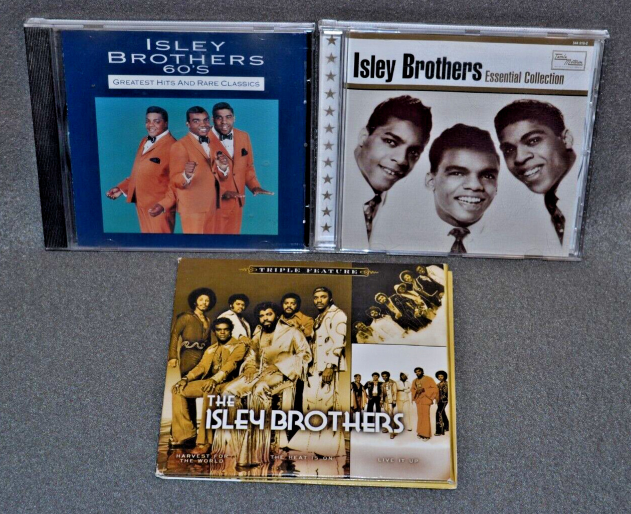 Isley Brothers Triple Feature. Greatest Hits & Rare Classics, Essential Coll. CD