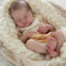 Reborn Levi Baby Dolls Boy 19 Inch Sleeping Realistic Newborn Baby Dolls ..