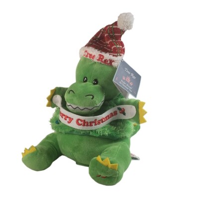 Tree Rex Animated Musical Christmas Plush Dinosaur Rockin Round Christmas Tree