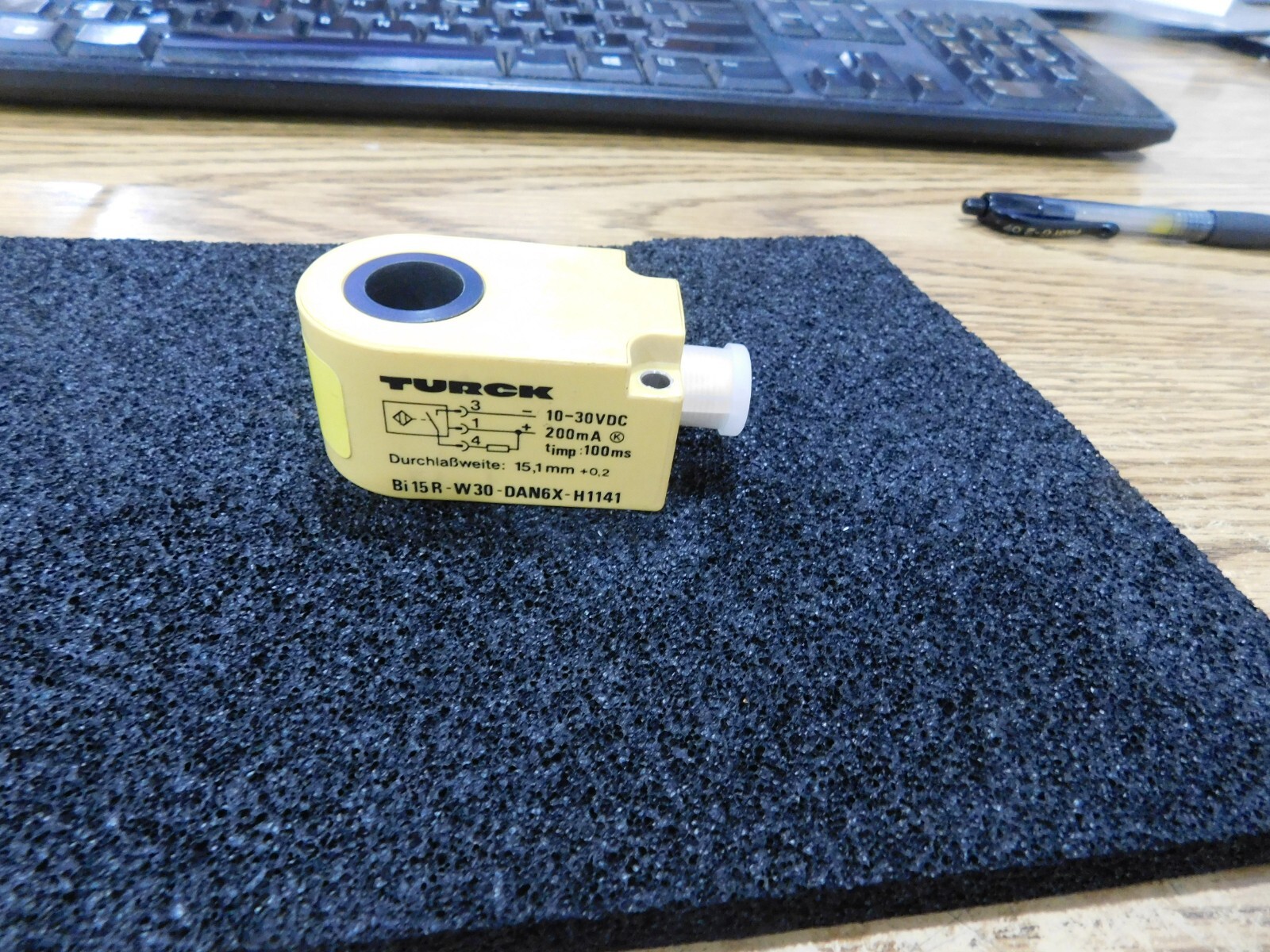 Turck Model: Bi 15R-W30-DAN6X-H1141 Proximity Sensor. Unused Spare. No Box