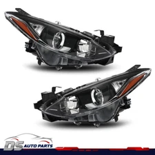 Headlight Assembly LH RH Fit For 2014-16 Mazda 3  Driver & Passenger Side