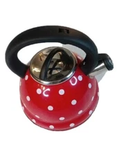 Red & White Polka Dot Teapot Mayer & Boch Coll. A74