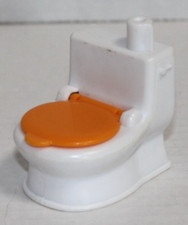 Fisher Price Loving Family Dollhouse Orange  White Toilet