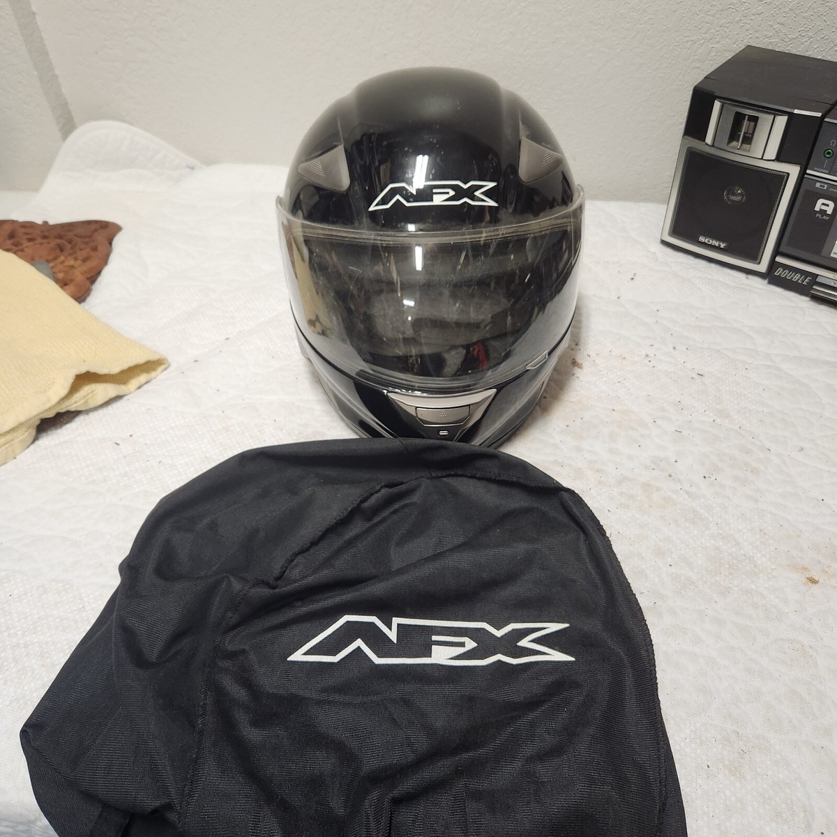 AFX FX-Magnus DOT Matte Black Full Face Motorcycle Helmet Size XXXL 65-66cm. BH AFX FX-Magnus DOT Matte Black Full Face Motorcycle Helmet Size XXXL 65-66cm. BH