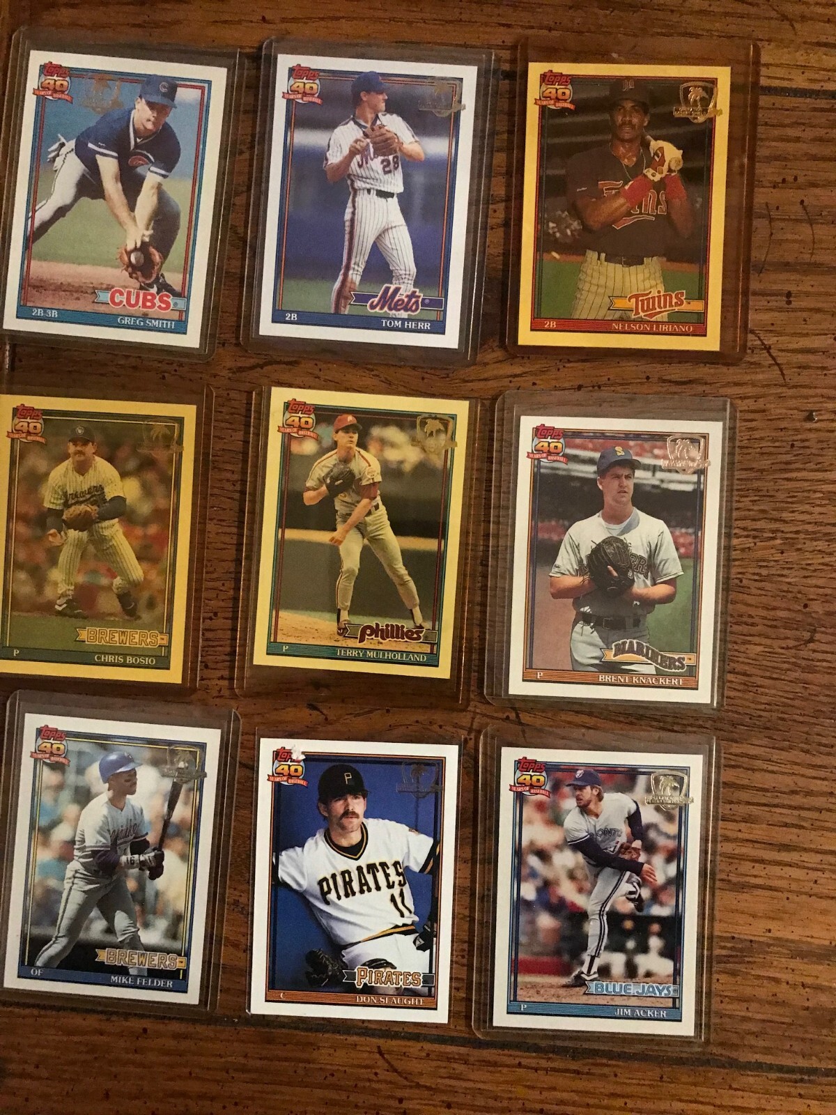 Chris Bosio 1991 Topps Desert Shield (Sale Is For One Card In Title)(13,978