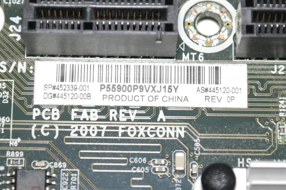 HP PROLIANT DL185 G5 SYSTEM BOARD 452339-001 2 2.3GHZ CPU 8GB MEMORY 445120-001 - Image 4 of 4