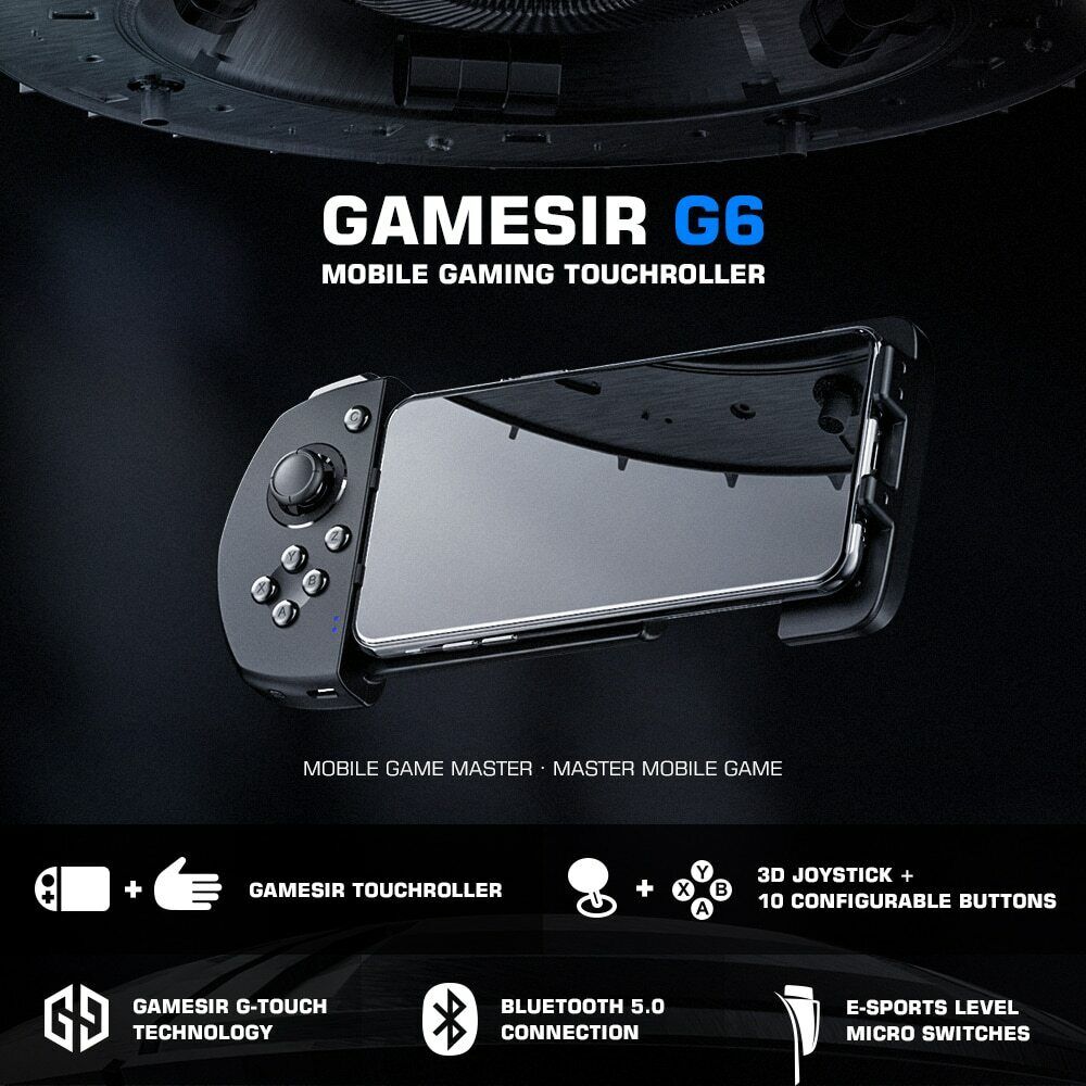 GameSir G6/G6s Mobile Gaming Touchroller Controller Android/iOS