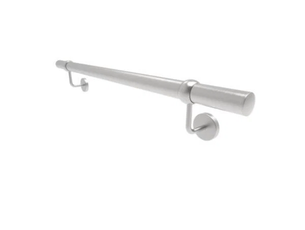 Edelstahl Handlauf Treppengeländer 42,4 Wandhandlauf Rohr Geländer Halter Treppe - Bild 4 von 4