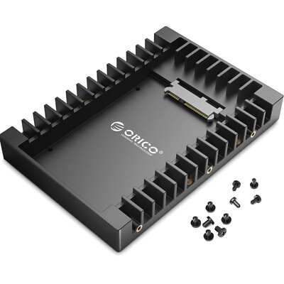 2,5'' auf 3,5'' interner Festplattenadapter Konverter Einbaurahmen Wechselrahme...
