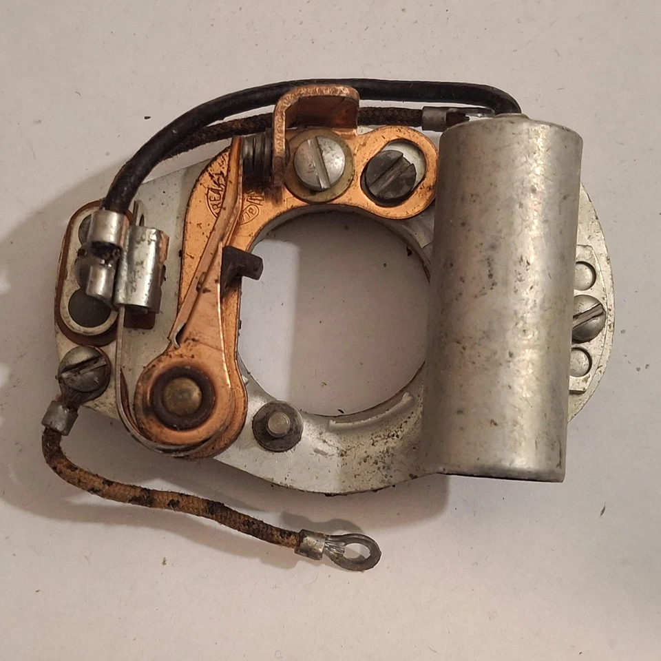 1949-53 Ford Pickup Distributor Plate with Contact Points AL-221X - Image 4 of 4