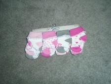 Stepping Stones 8 Pairs Baby Girl Socks Size 6-12 Months New With Tags