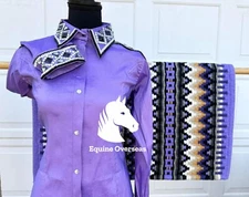 Western Showmanship Horsemanship Pleasure Show Shirt and Matching Show pad 34x40