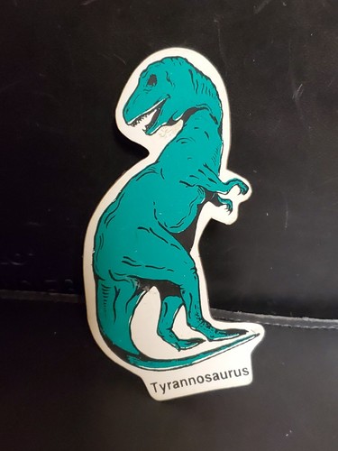 Dinosaur Magnets Lot Of 3 VTG T Rex nostalgia retro hipster fun - Picture 4 of 5