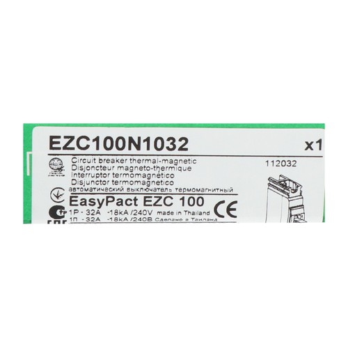 Schneider Electric EZC100N1032 Circuit Breaker Thermal Magnetic NEW NFP Sealed - Picture 2 of 7