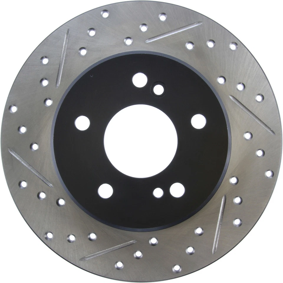 Rear PAIR Stoptech Disc Brake Rotor for 1998-2004 Mercedes-Benz SLK230 (45788) - Image 2 of 4