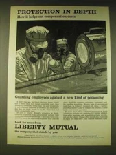 1960 Liberty Mutual Insurance Ad - Protection in depth