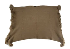 David and Young Womens OS One Size Brown Sweater Poncho Fringe Shawl Cape NWT