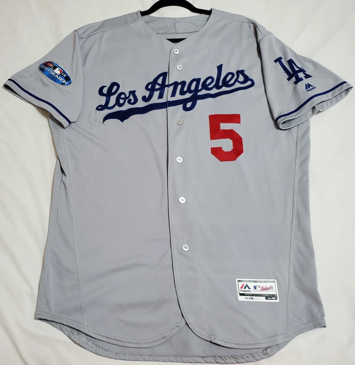 Corey Seager Game-Used Jersey from the 9/25/20 Game vs. LAA - Size