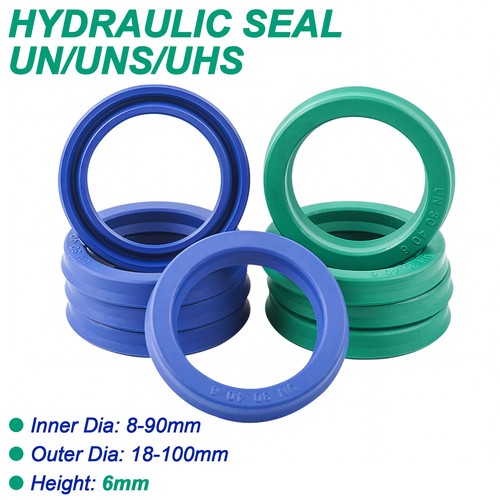 Hydraulic U-Cup Rod Seal (UN Type) - PU Material, Sizes 4mm To 28mm, For High Pressure Cylinders 11 thumbnail image