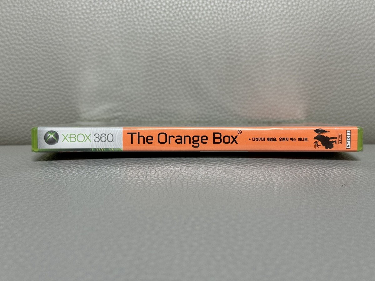 SEALED Korean The Orange Box Xbox 360 Korean Version Retro