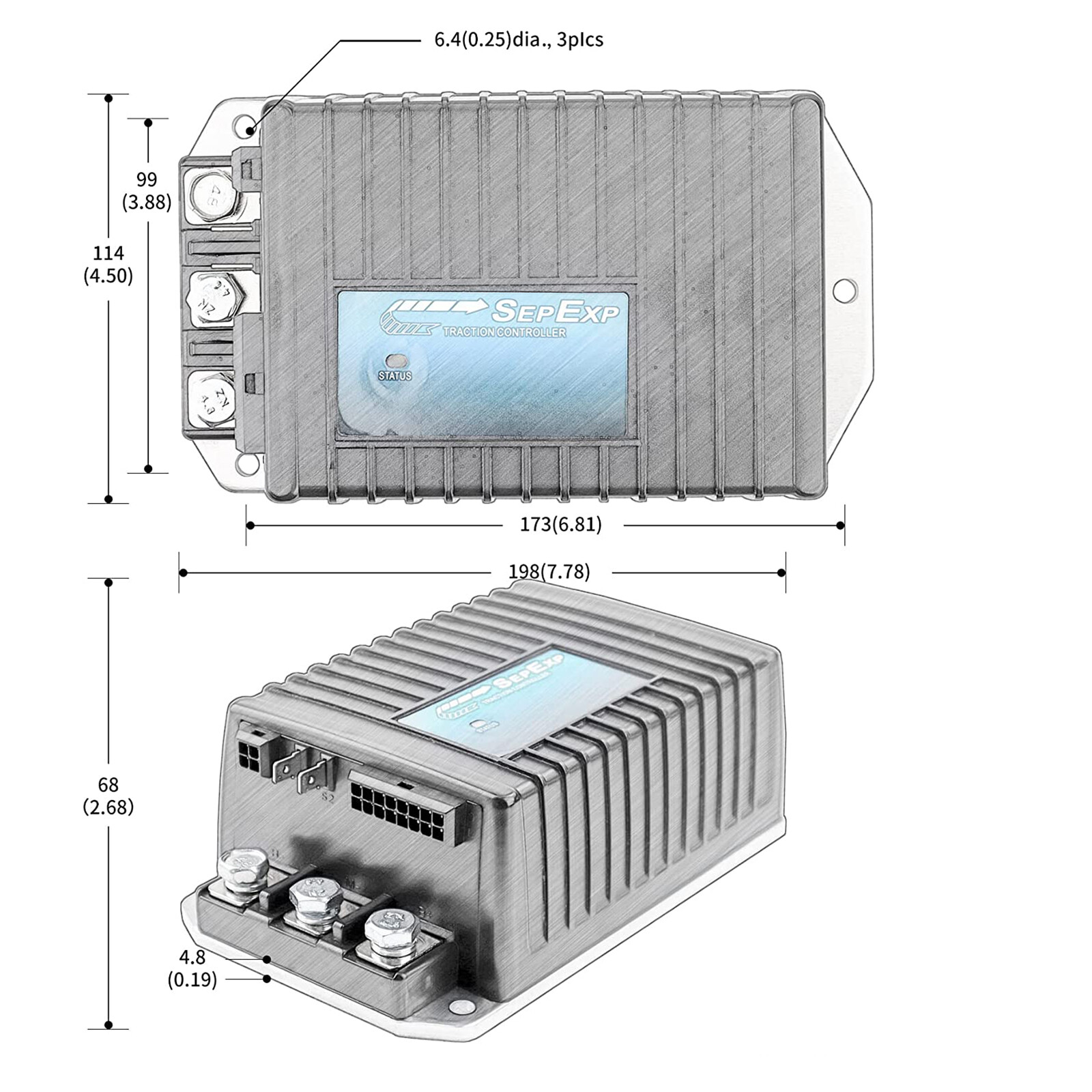New Motor Controller 1243-4320 360104320 For Electric Vehicle 