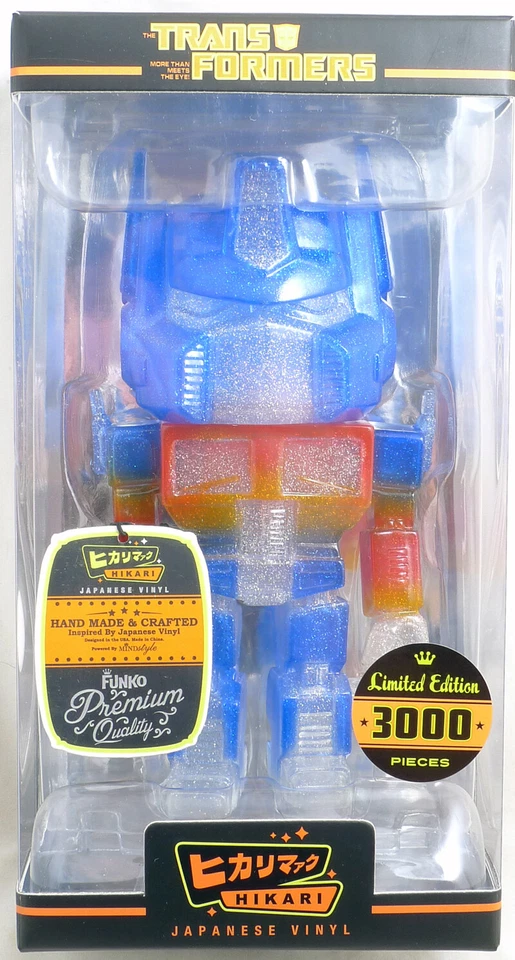 Figura Hikari Transformers Optimus Prime Clear Glitter Funko 038380 Foto 2 de 4