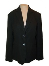 Blazer, Evan-Picone, Lined Black Classic-Business, 10