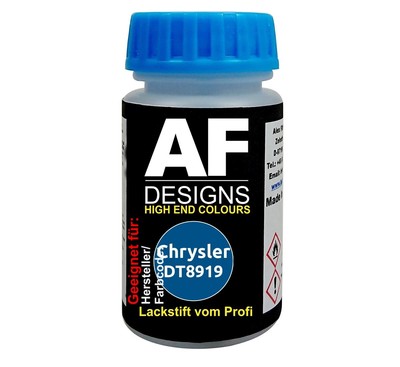 Lackstift für Chrysler DT8919 Banzai Blue Metallic schnelltrocknend Tupflack Aut