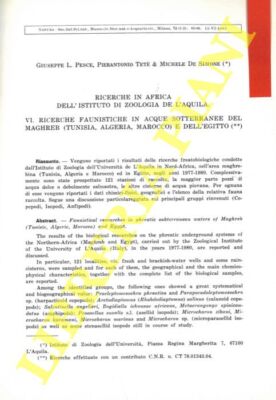 FISCH G. L. - TETE' P. - DE SIMONE M. - Afrikaforschung des Zoo Instituts