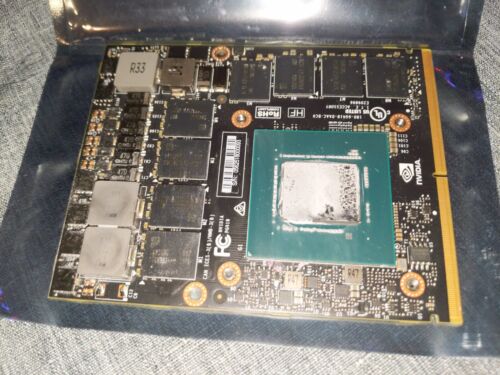 Dell 7710 7720 NVIDIA Quadro P4000 8GB video card N17E-Q3-A1 2T29C mobile tested