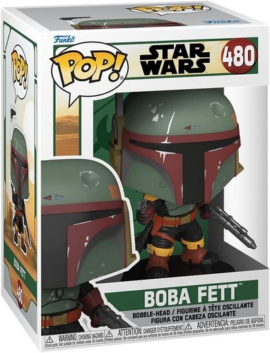 Funko Pop Star Wars Livre De Boba Fett Avec / Boîte Dommages