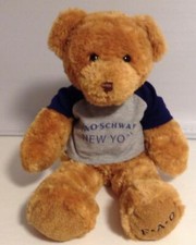 FAO Schwarz Plush Bear Fluffy 17.5" tall Stuffed Animal Toy